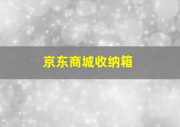 京东商城收纳箱