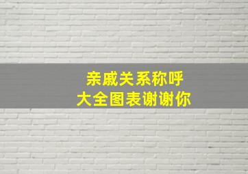 亲戚关系称呼大全图表谢谢你