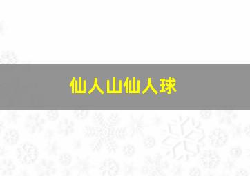 仙人山仙人球