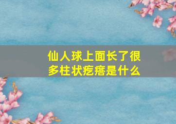 仙人球上面长了很多柱状疙瘩是什么