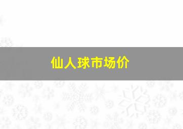 仙人球市场价