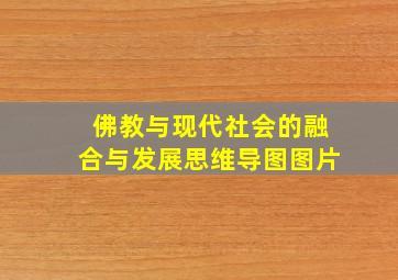 佛教与现代社会的融合与发展思维导图图片