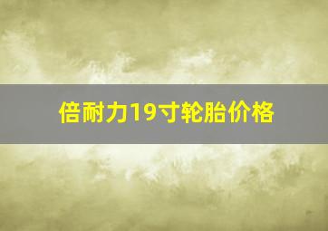 倍耐力19寸轮胎价格