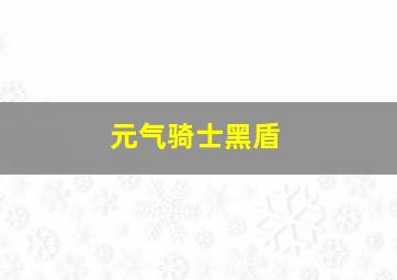 元气骑士黑盾