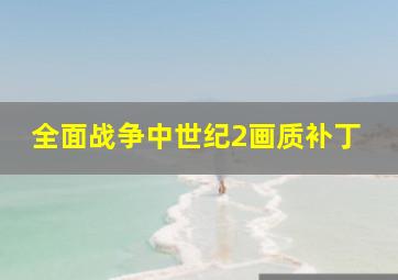 全面战争中世纪2画质补丁