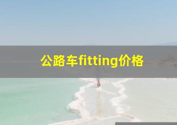 公路车fitting价格