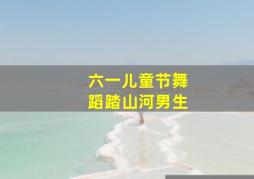 六一儿童节舞蹈踏山河男生