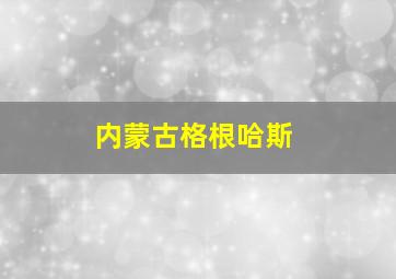 内蒙古格根哈斯