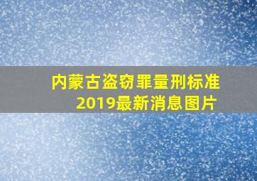 内蒙古盗窃罪量刑标准2019最新消息图片