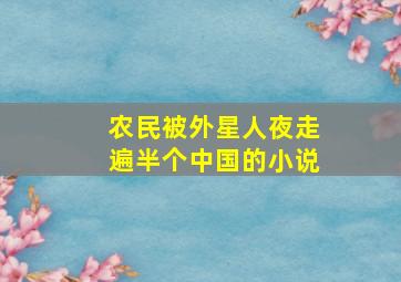 农民被外星人夜走遍半个中国的小说