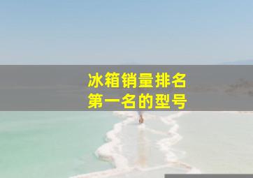 冰箱销量排名第一名的型号