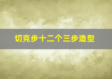 切克步十二个三步造型