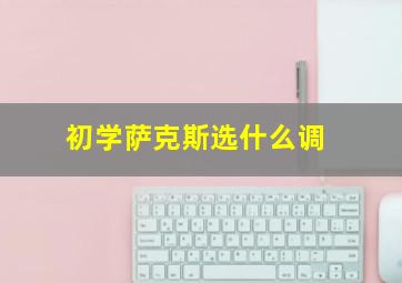 初学萨克斯选什么调