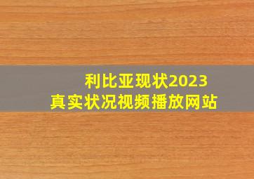 利比亚现状2023真实状况视频播放网站