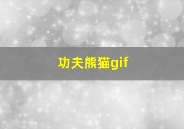 功夫熊猫gif