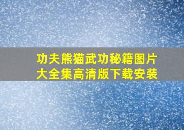 功夫熊猫武功秘籍图片大全集高清版下载安装