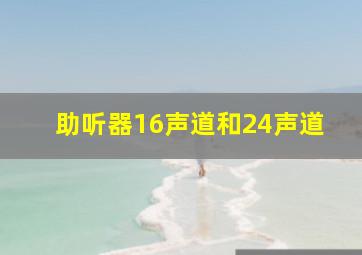 助听器16声道和24声道