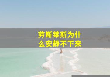 劳斯莱斯为什么安静不下来