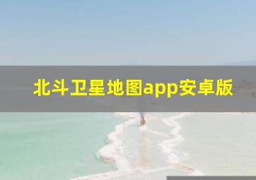 北斗卫星地图app安卓版