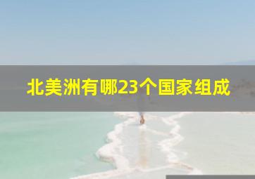 北美洲有哪23个国家组成