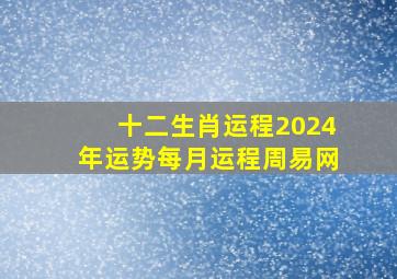 十二生肖运程2024年运势每月运程周易网