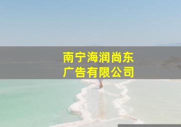 南宁海润尚东广告有限公司