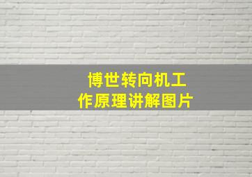 博世转向机工作原理讲解图片