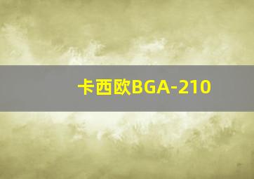 卡西欧BGA-210