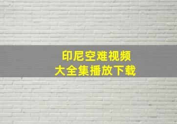 印尼空难视频大全集播放下载