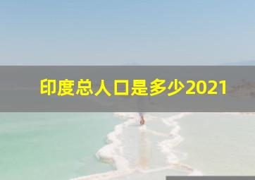 印度总人口是多少2021