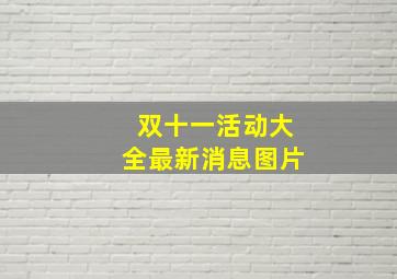 双十一活动大全最新消息图片