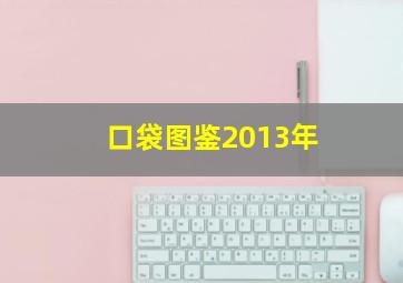 口袋图鉴2013年