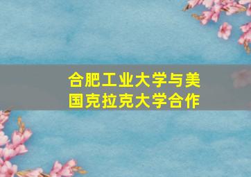 合肥工业大学与美国克拉克大学合作