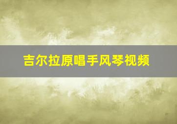 吉尔拉原唱手风琴视频