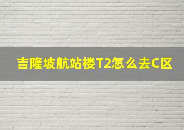 吉隆坡航站楼T2怎么去C区