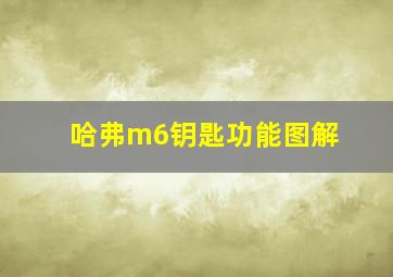 哈弗m6钥匙功能图解