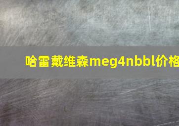 哈雷戴维森meg4nbbl价格