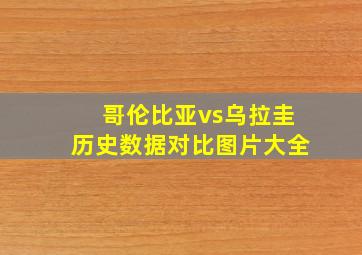 哥伦比亚vs乌拉圭历史数据对比图片大全