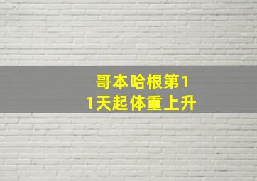 哥本哈根第11天起体重上升