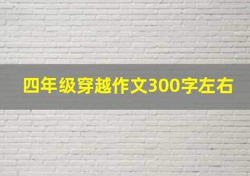 四年级穿越作文300字左右