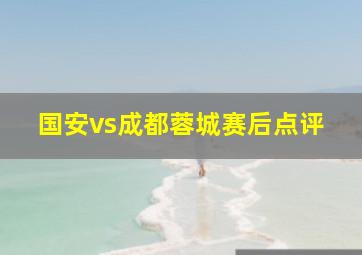 国安vs成都蓉城赛后点评