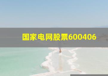 国家电网股票600406