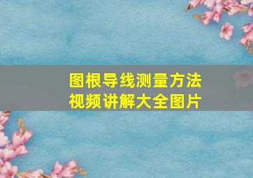 图根导线测量方法视频讲解大全图片