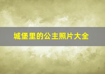 城堡里的公主照片大全