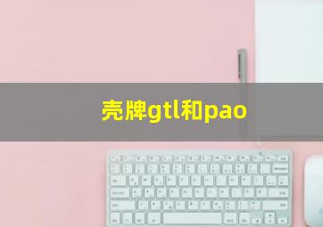 壳牌gtl和pao