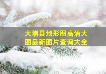 大埔县地形图高清大图最新图片查询大全