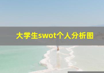 大学生swot个人分析图