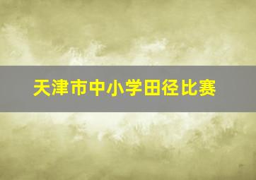 天津市中小学田径比赛