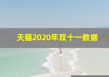 天猫2020年双十一数据