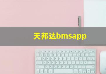 天邦达bmsapp